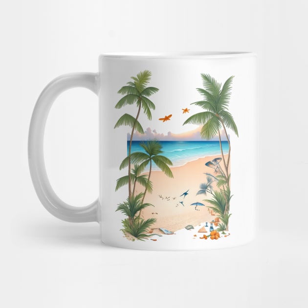 Beach waves by TrendyTees